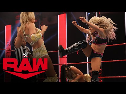 Alexa Bliss & Nikki Cross vs. The IIconics – WWE Women’s Tag Team Title Match: Raw, May 18, 2020