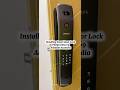 Installing Smart Door Lock Philips DDL709 Copper Adelaide Australia. #faceid #fingerprintlock.