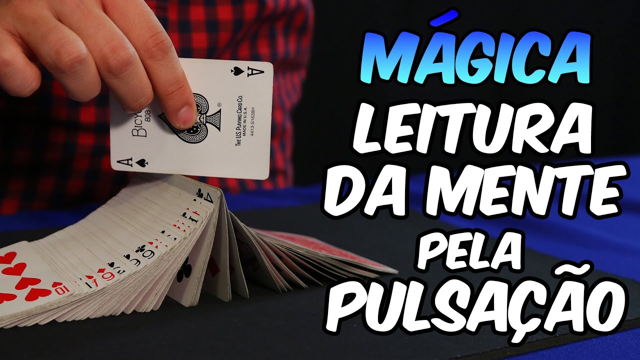 MÁGICA: Adivinhe a carta pelo batimento do coração adivinhação dificil
