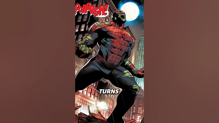 Spider-Man becomes the hulk #shorts #dccomics #dc #marvel #marvelcomics #edit #hulk #spiderman