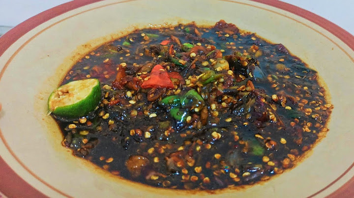 CARA BUAT SAMBAL KECAP ENAK MUDAH