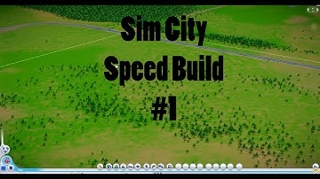 Sim City Time lapse/Speed Build (Part 1-Building The Foundations)