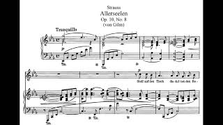 R. Strauss &quot;Allerseelen&quot;