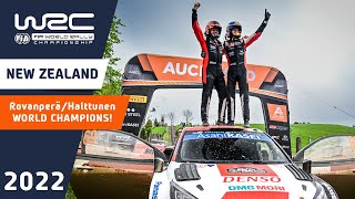Rovanperä and Halttunen Win 2022 World Championship! | WRC Repco Rally New Zealand 2022