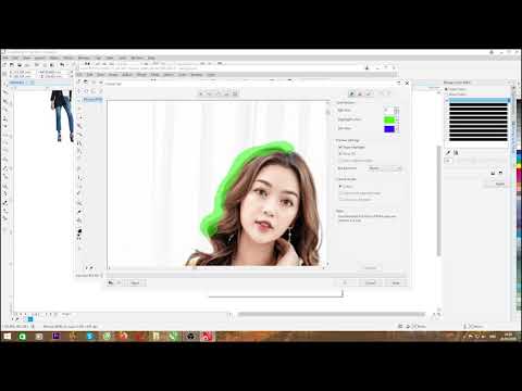 TÁCH NỀN TRÊN COREL X7 BẰNG CÔNG CỤ BITMAP COLOR MASK VÀ EDIT BITMAP