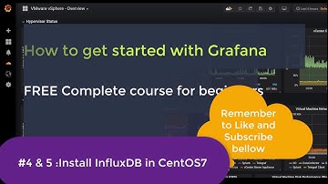 #2 Grafana Monitoring | FREE Beginner course | Install InfluxDB in CentOS 7.X