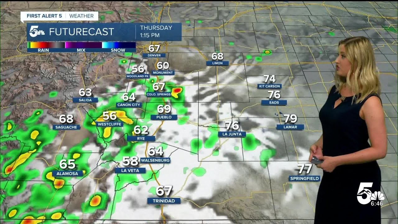 Cool and cloudy with rain on Thursday - YouTube