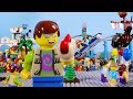 LEGO City Roller Coaster Fail STOP MOTION LEGO Theme Park Fail | LEGO City | By Billy Bricks