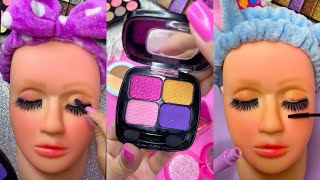 ASMR Satisfying with Unboxing & Review Mannequin Makeup Set Haul Sounds Video Fast No talking 