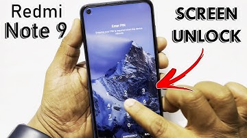How to Screen Unlock/Hard Reset Redmi Note 9 ????