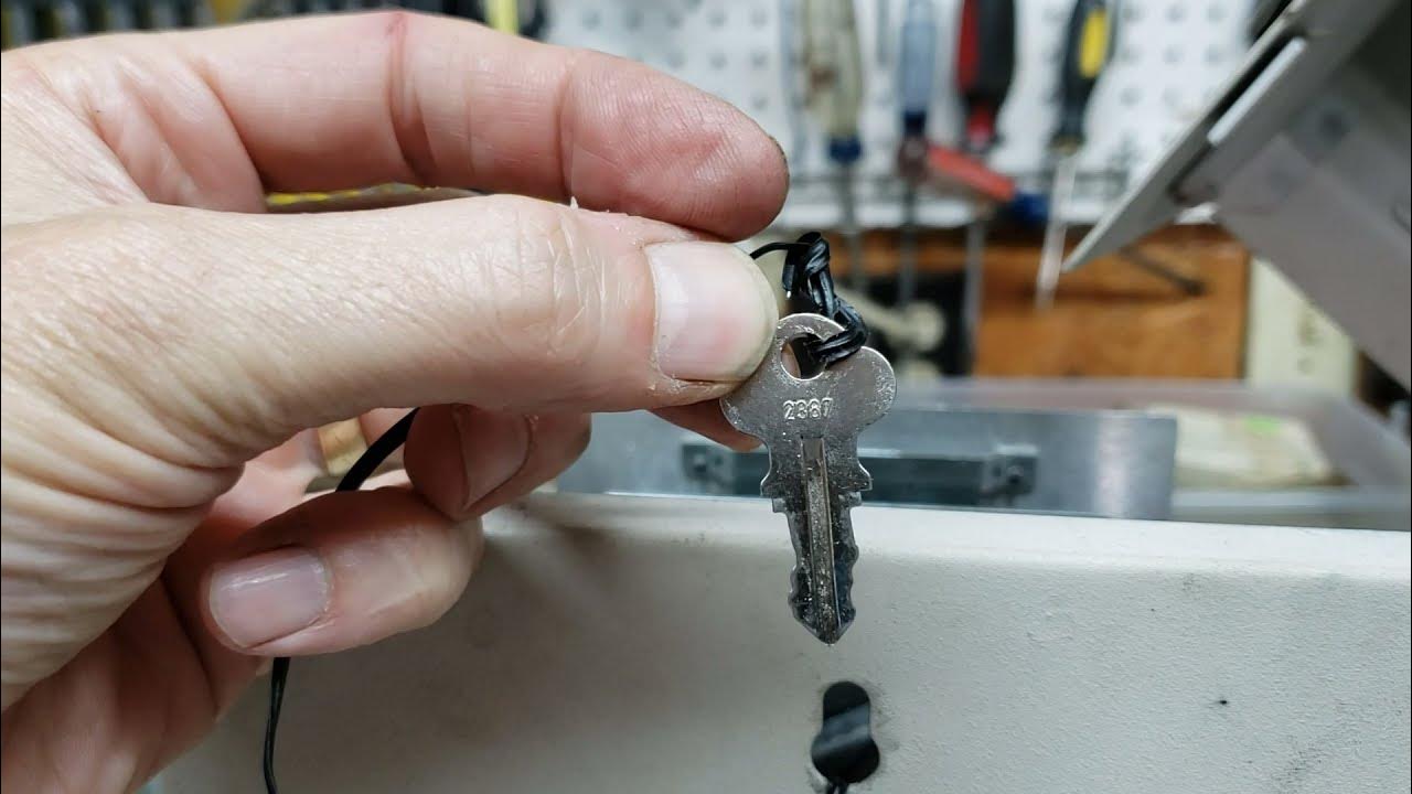 How to open Lathem Time Clock after Losing or Lost the Key VSM0976