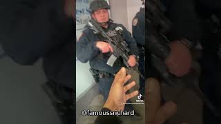 NYPD Vs Chicago Rapper Famouss Richard pt2 😭👮🏻‍♂️ #viral #trending #newyork #shorts