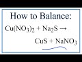 Balancing Chemical Equations Concepts