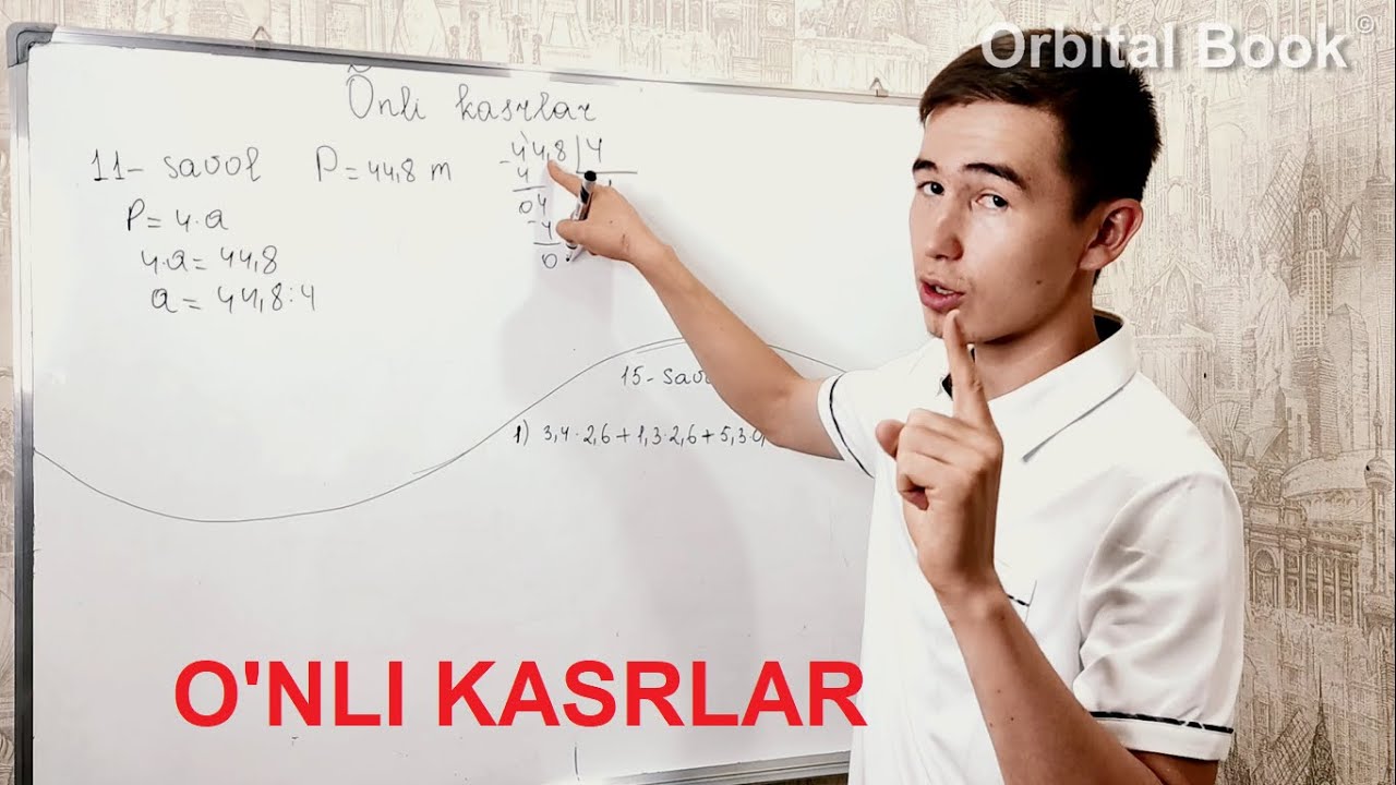 O'nli kasrlar - Orbital Book - Prezident va ixtisoslashtirilgan maktablarga tayyorlov dasturi