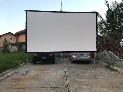 da-lite fast-fold rear projection screen