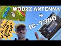 Got your licence, no equipment? How about ICOM IC-7300 and W3DZZ antenna? Combo field test.
