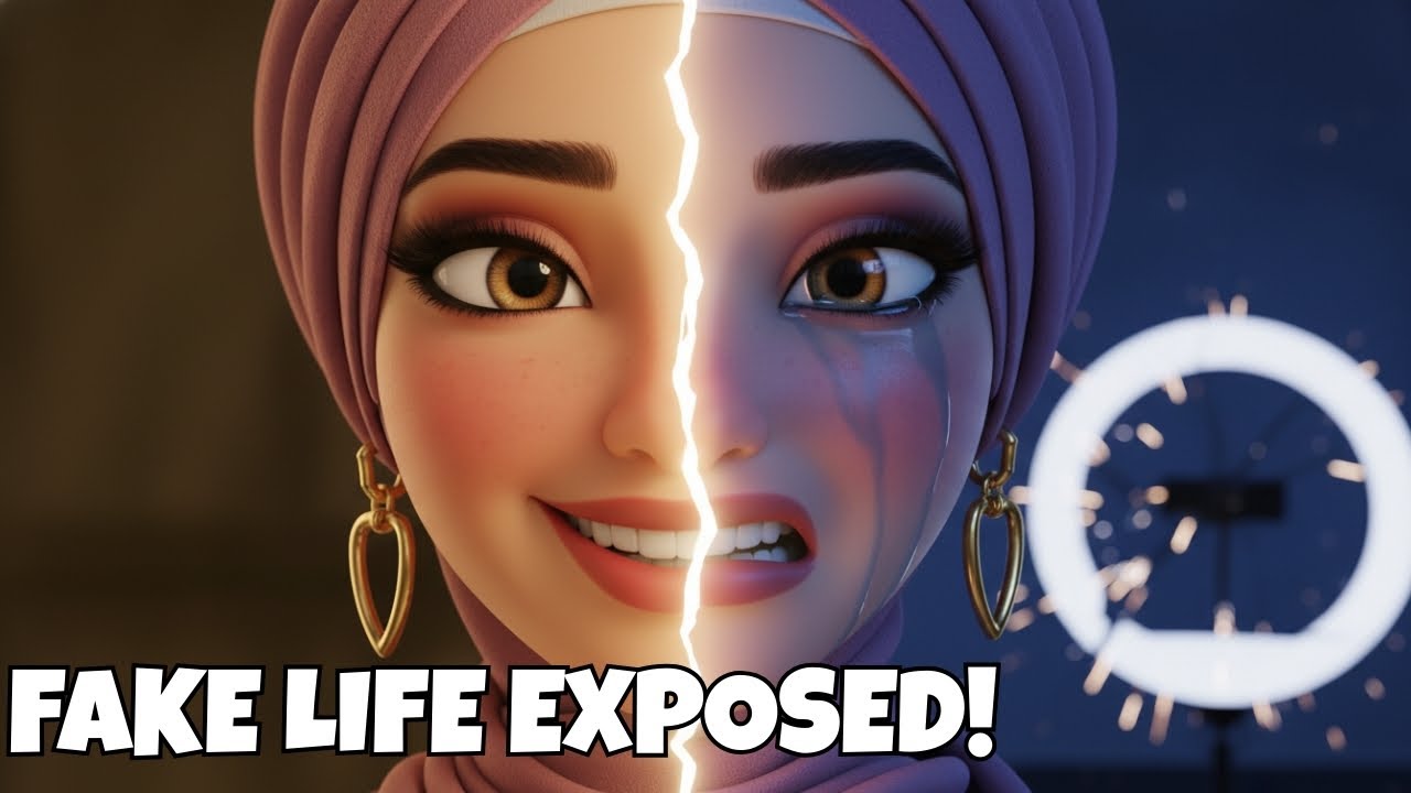 A video thumbnail discussing the broader implications of influencers faking their lives