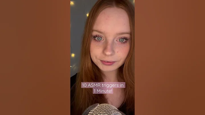 10 ASMR Triggers In 1 Minute!
