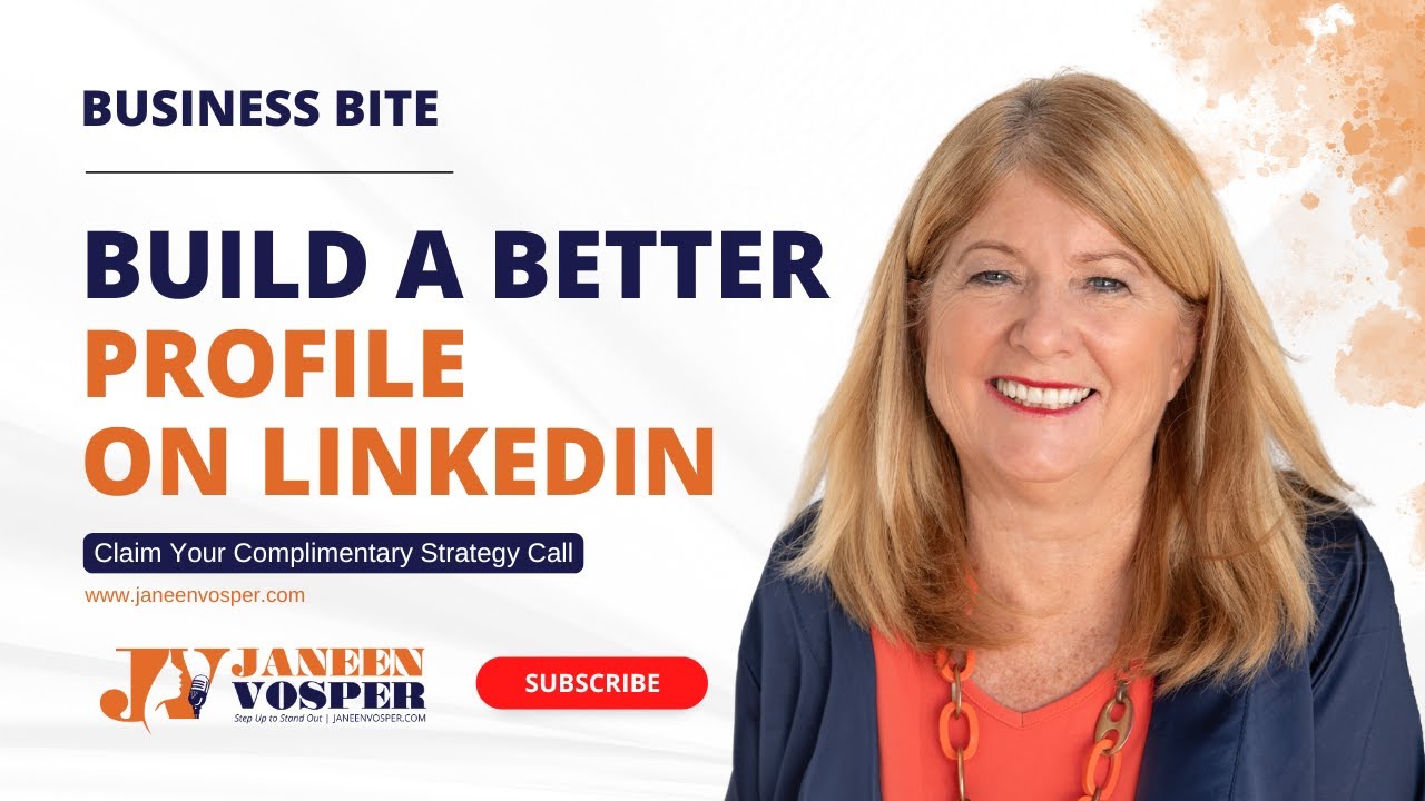 Build a Better Profile on LinkedIn - Business Bite - YouTube