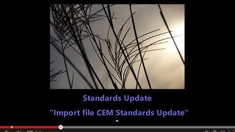 CEM4: Management Harmonised Standards HSA Update