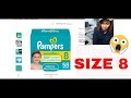 Pampers swaddlers SIZE 8  things to know before purchasing