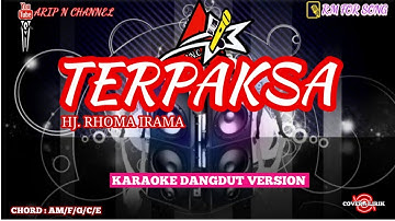HJ RHOMA IRAMA-TERPAKSA[karaoke dangdut]