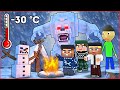 Efekan, Ali ve Baldi ile Korkunç Kış Kampında Ne Oldu? 😱 -Minecraft