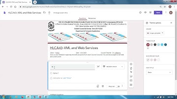 Course Exit Survey Creation Using Google Forms - Dr.A.Bamini,Assistant Prof of Computer Applications