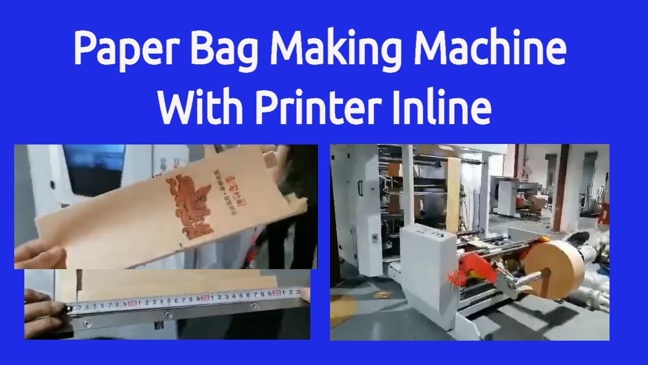 Paper Bag Making Machine in India | Fully Automatic Paper Carry Bag Machine  at Low Price