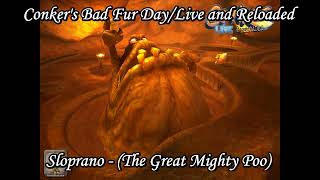 Sloprano The Great Mighty Poo Cover - Conkers Bad Fur Day