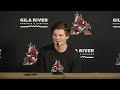 Barrett Hayton at Media Day 2022 | Arizona Coyotes