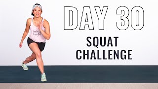 DAY 30:  FINAL DAY!! Squat variations (30 Day Squat Challenge) 5-minute workout