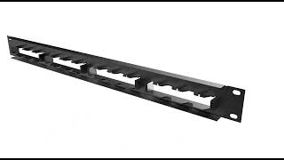 1U Patch Panels 24-Port 19-Inch Rack Mount Cat6 Integrated Network Patch Panels