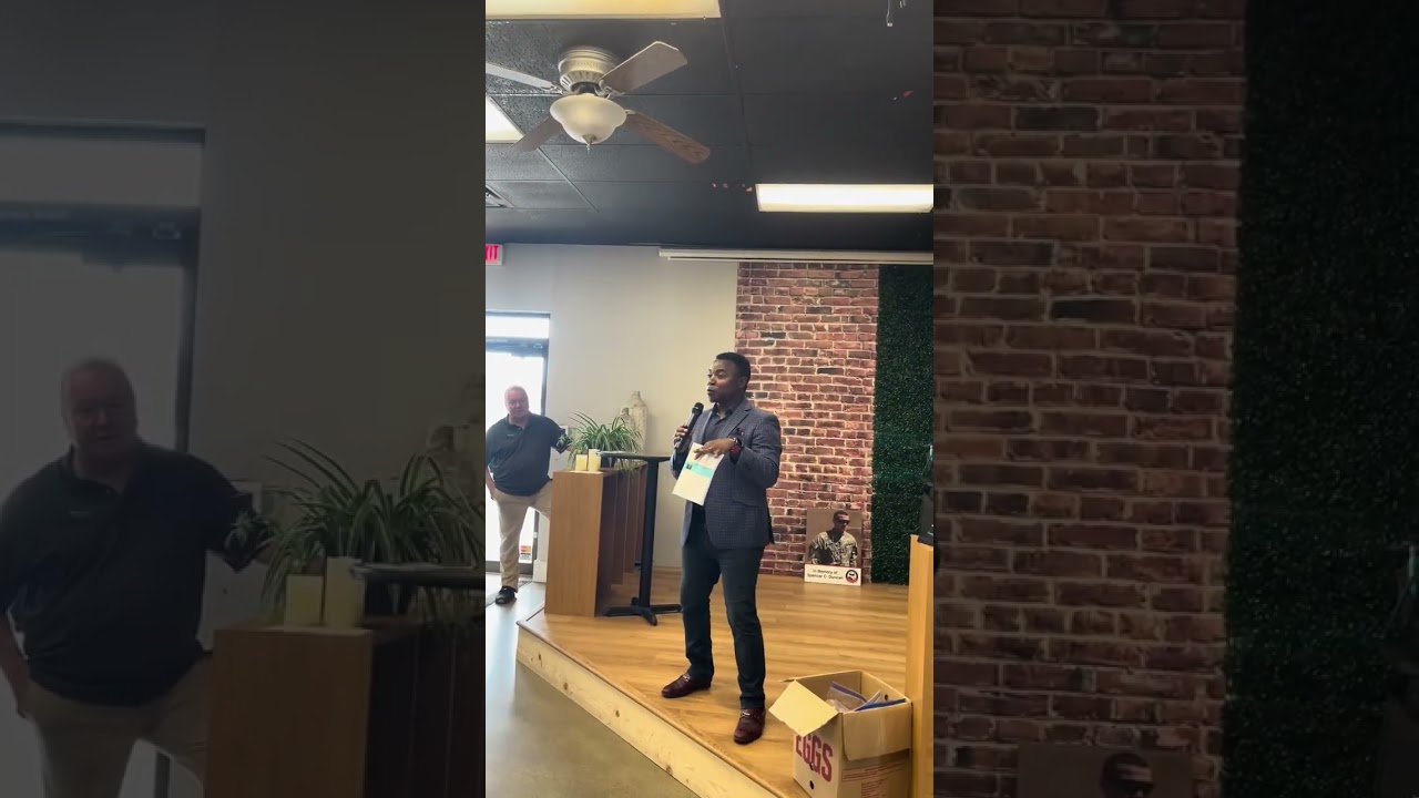 Isaac Wambua, Dynamo Systems, shares inspiring message at the ACA Business Club of Overland Park