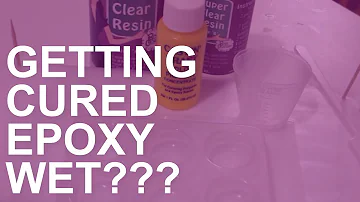 Can epoxy resin wet?