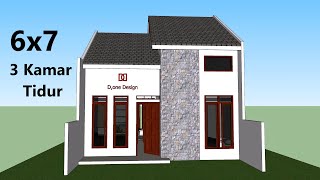 Rumah Minimalis - 6x7 - 3 Kamar Tidur
