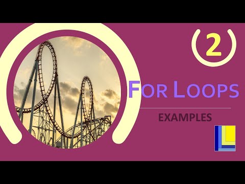 For Loops Part
