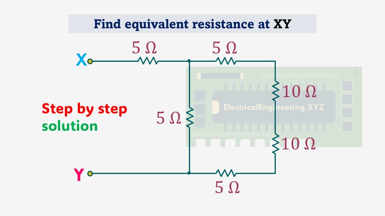 Equivalent Resistance Circuit Problem No 58 