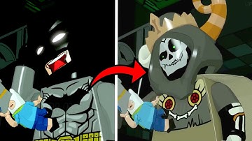 Finn, Jake VS Batman The Lich from LEGO Dimensions, Adventure Time Level Pack