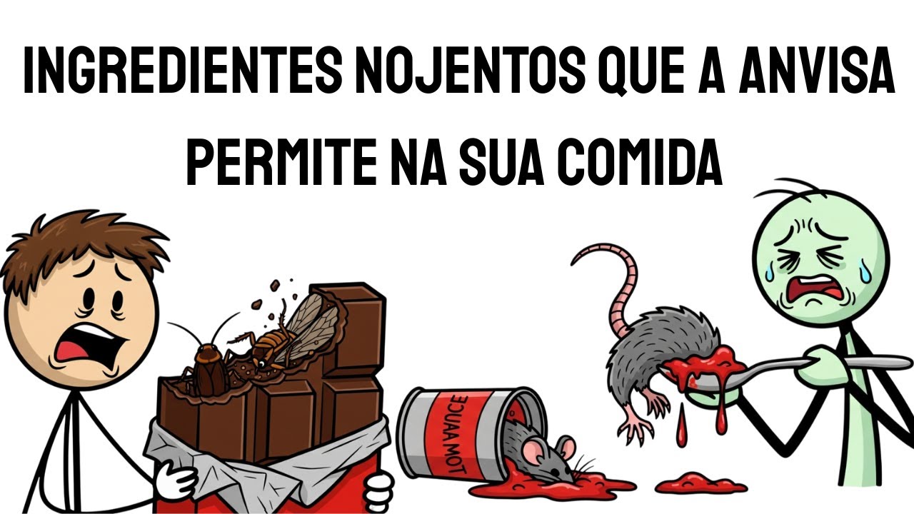 Coisas NOJENTAS que a ANVISA Permite na Sua Comida (E Você Come)