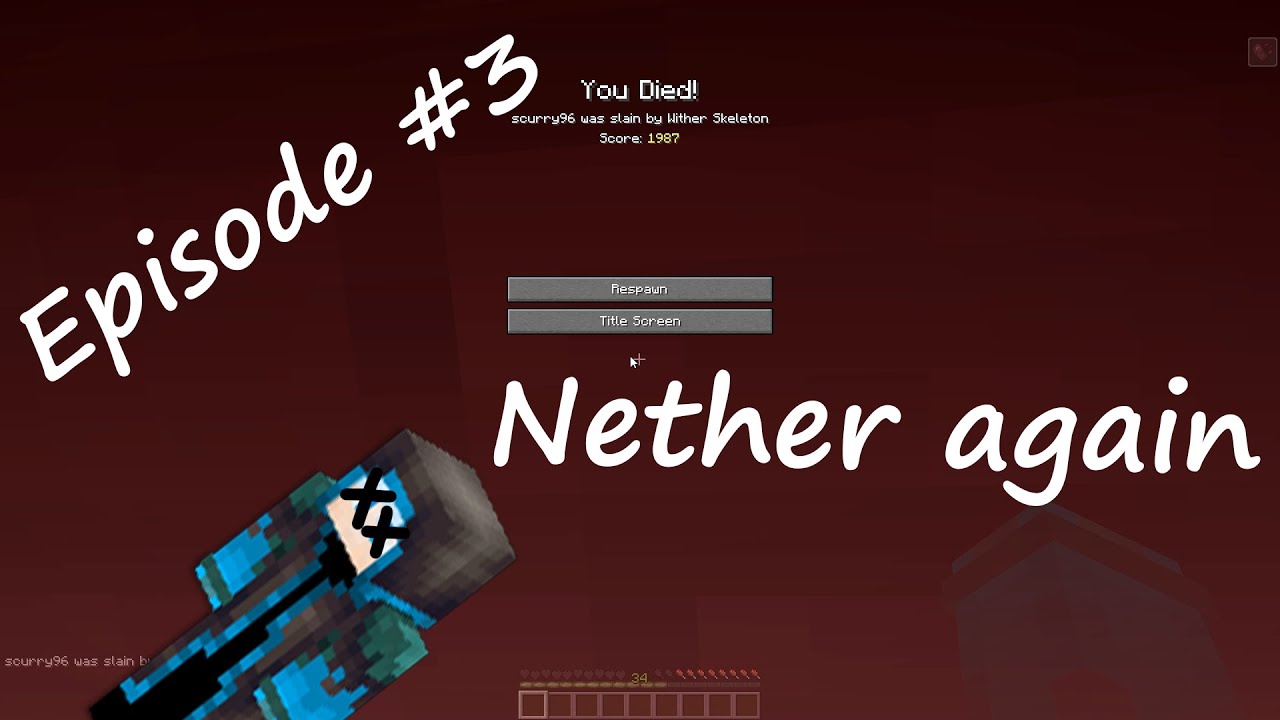 Minecraft Survival Let's play Episode 3 | Nether again! - YouTube