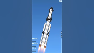 Starship + Falcon 9 v.2 #sfs #shorts #spaceflightsimulator