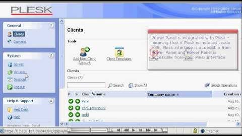 Logging into your Plesk control panel
