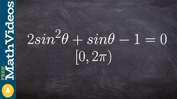 How to solve a trig equation by factoring