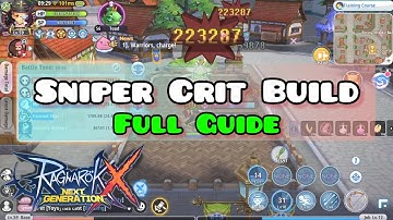 UPDATED SNIPER CRITICAL F2P BUILD | BLUE AND WHITE GEARS | ROX Global