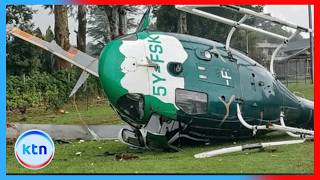 Kenya Forest Service Chopper Crashes at Kericho Golf Club, All Occupants Survive