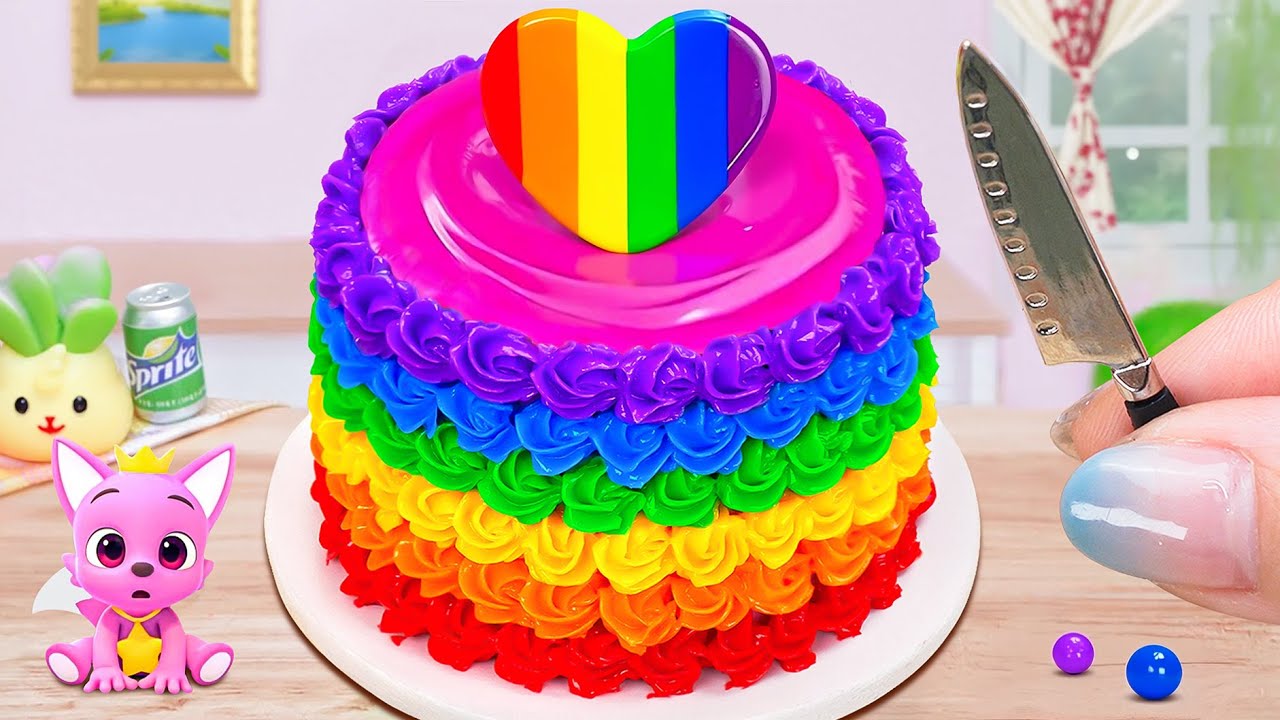 Sweetheart Rainbow Chocolate Cake 💖🥰 Top Mini Cake Decorating Tutorial In 2025 🌞 The Cake Corner