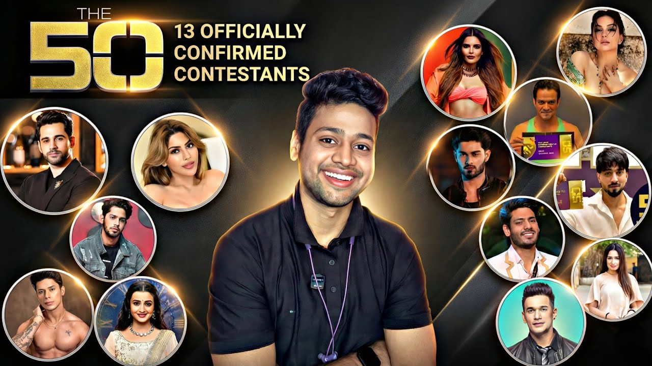 The 50 Official Contestants REVEALED 😱 | Karan Patel Mr Faishu Divya Agarwal CONFIRMED
