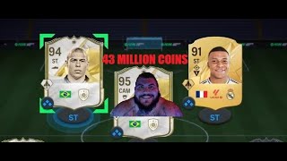 43+ MILLION COIN TEAM?! GYM REAPER PLAYS FIFA
