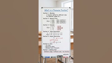 Piecewise Functions Explained Visually | Intermediate Maths | WAYSOM